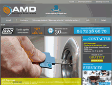 Tablet Screenshot of amd-depannages.com